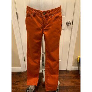 Prana Orange Straight Leg Jeans